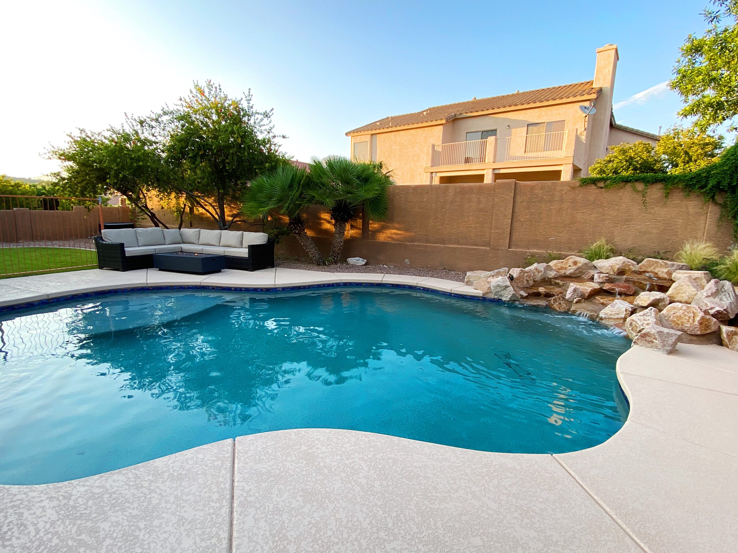 Pool reveal post! (building a custom pool in Arizona)