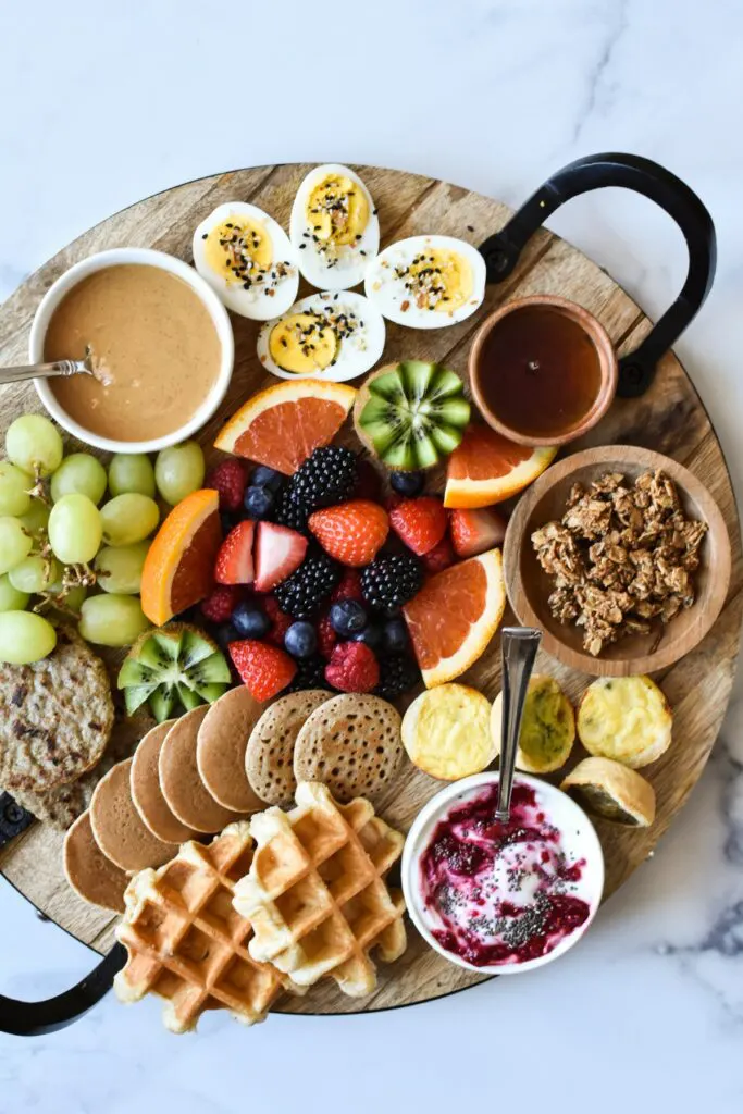 Breakfast Charcuterie Board via Kath Eats