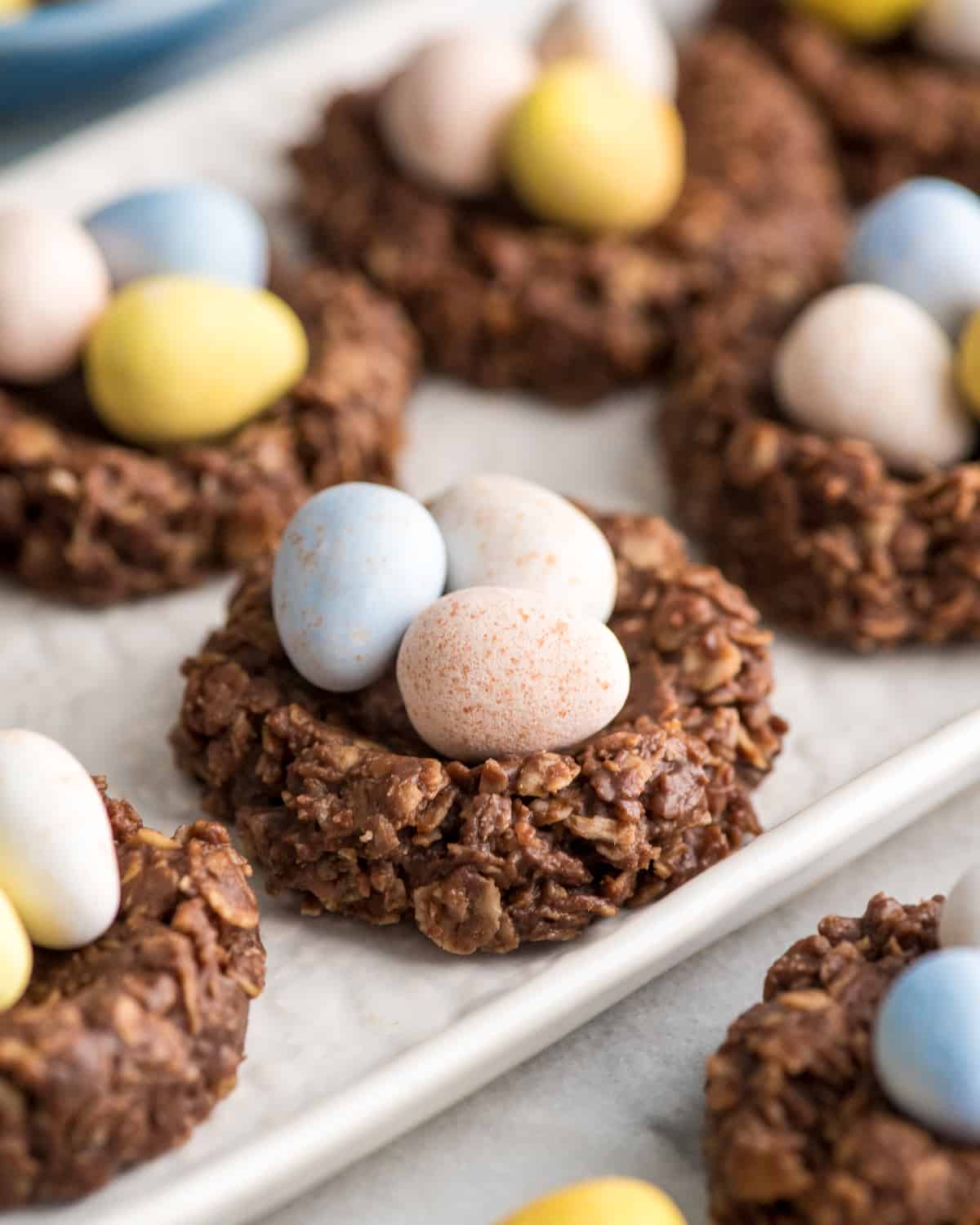Easter nest cookies healthy no bake 11