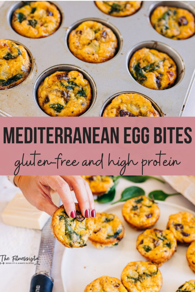 Mediterranean egg bites (gluten-free and dairy-free)