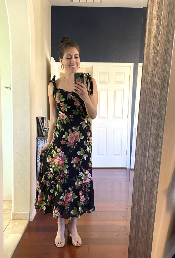 Reformation Nikita Floral Dress