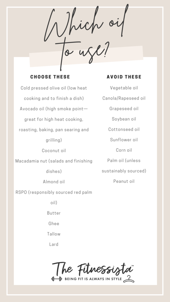 Which oil to choose?