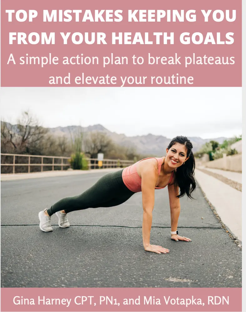 top mistakes keeping you from your health goals