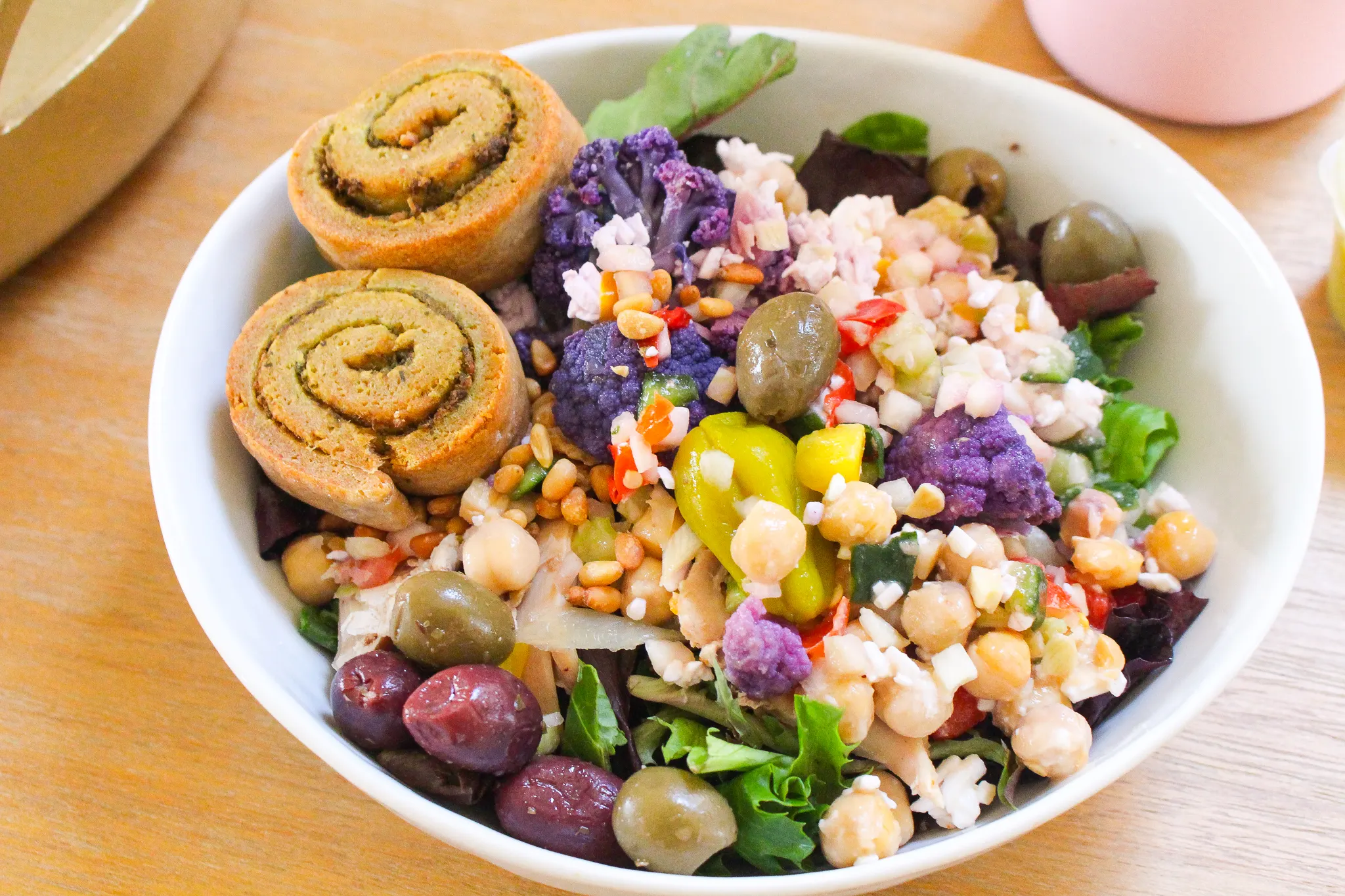 Luteal phase buddha bowl: gut-health friendly 