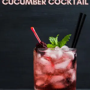 Blackberry Cucumber Cocktail