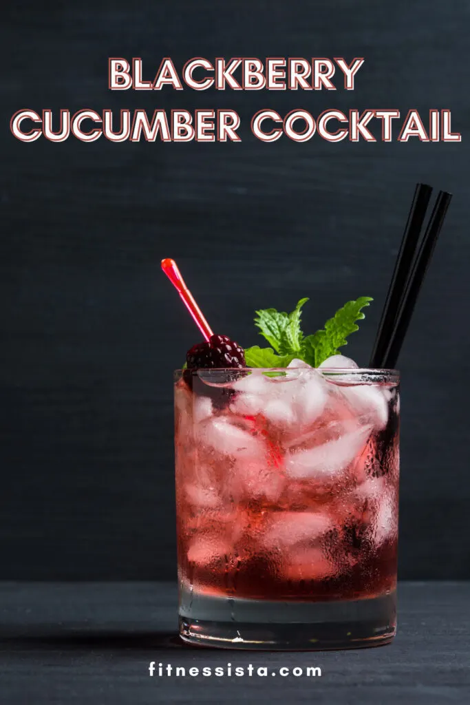 Blackberry Cucumber Cocktail
