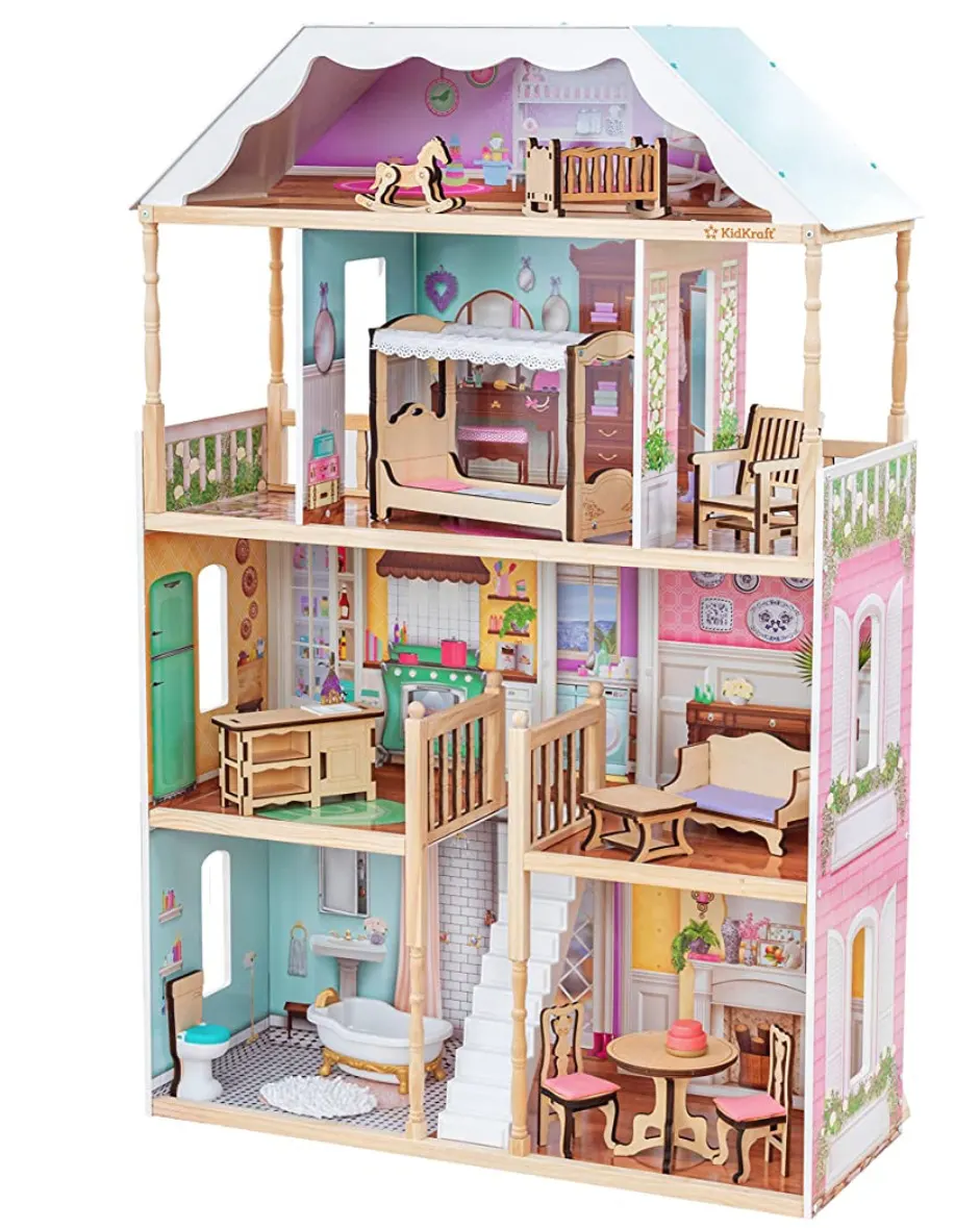 Amazon wood dollhouse