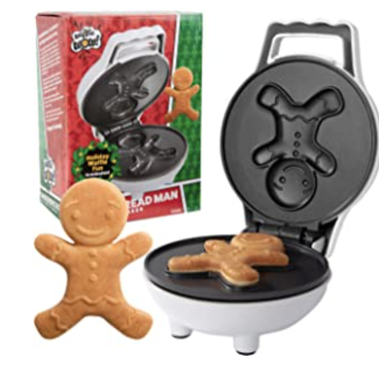 Gingerbread man waffler maker