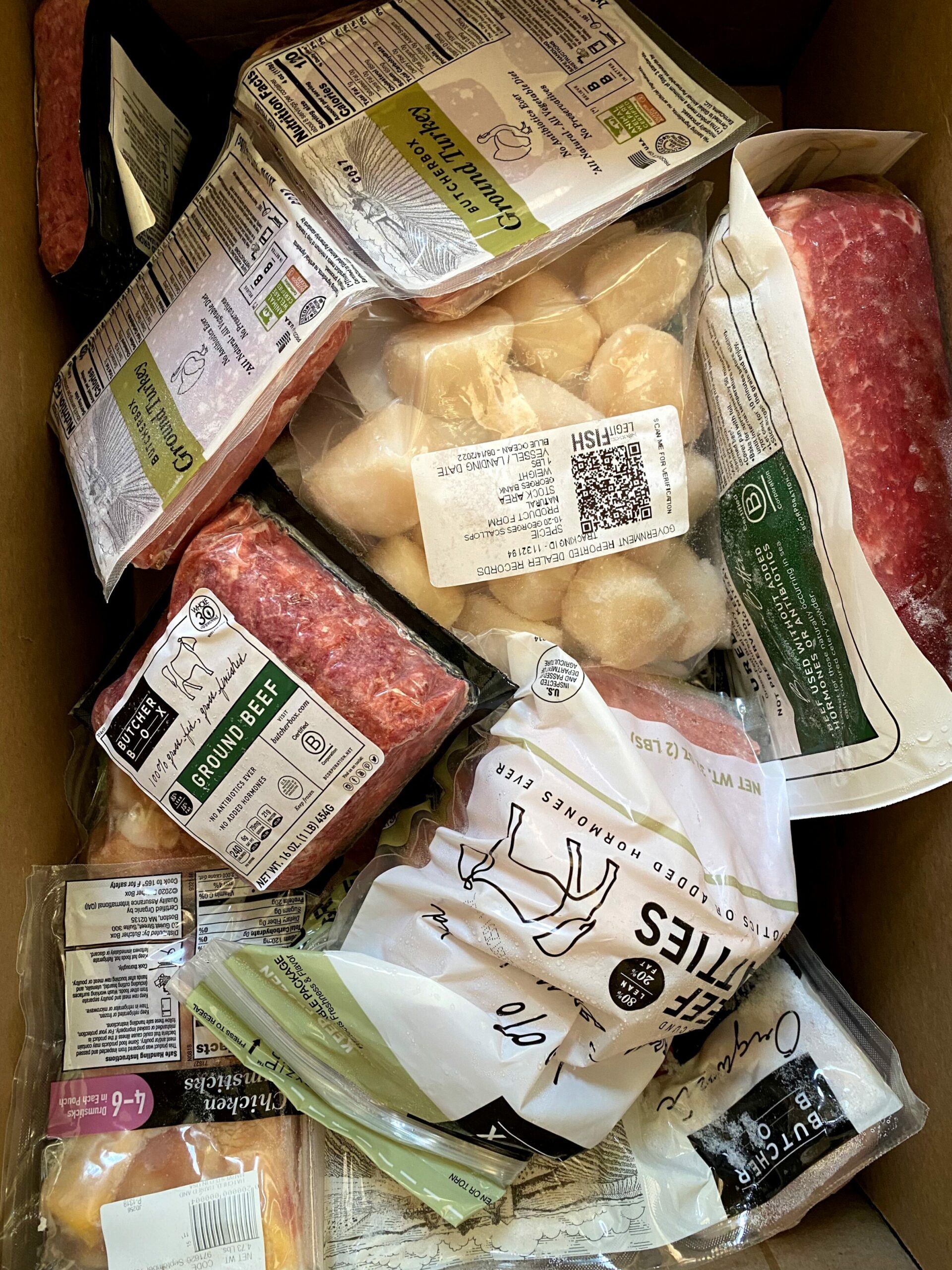 ButcherBox meat and seafood