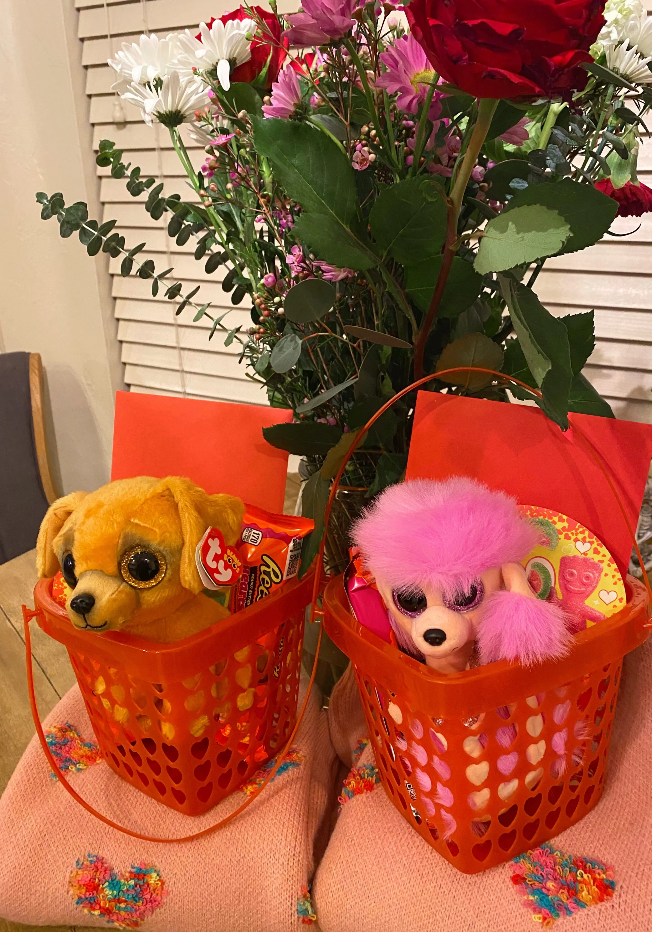 Kids Valentine’s baskets