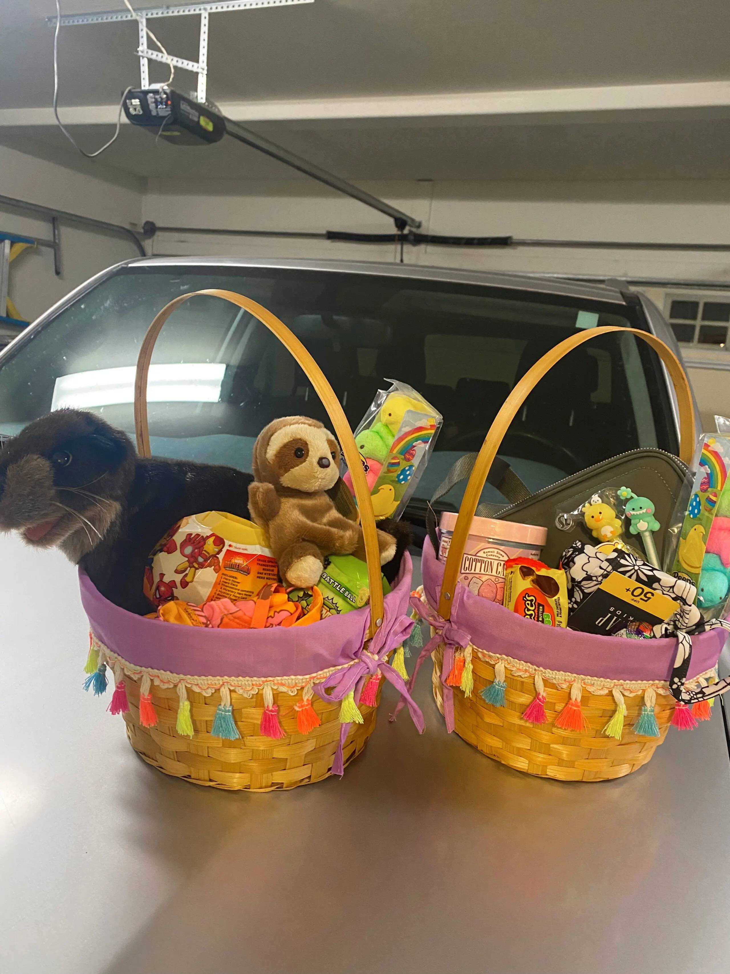 Easter basket scavenger hunt