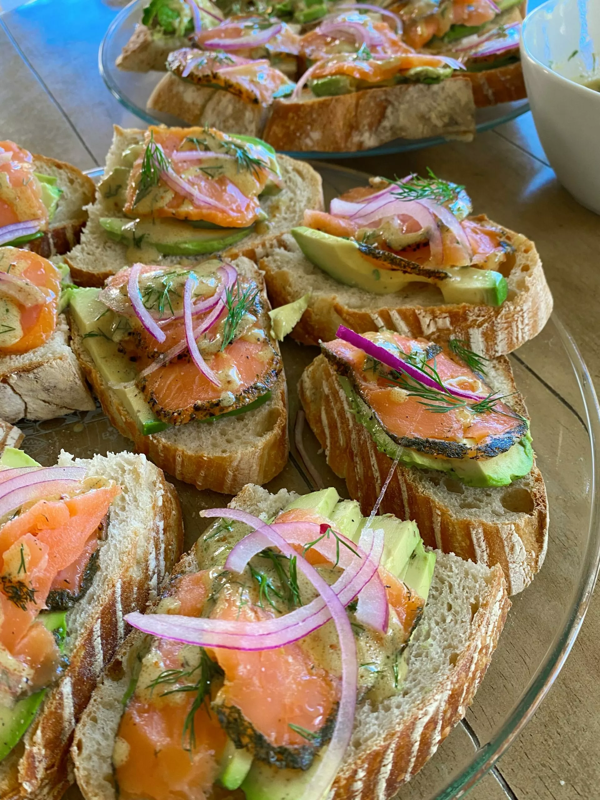 Ina Garten smoked salmon tartines