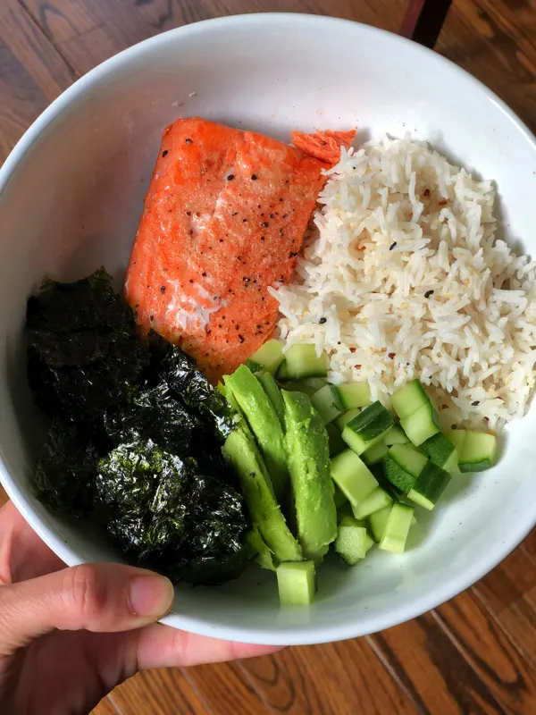 Sushi Roll in a Bowl