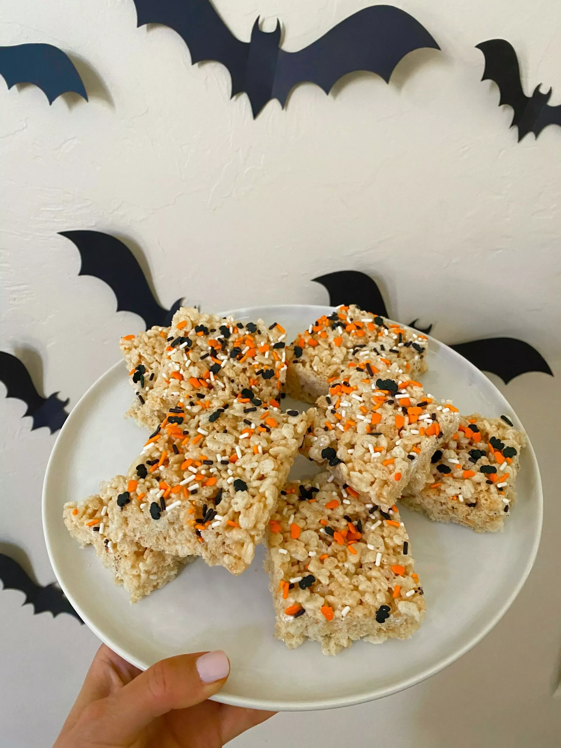 Easy Halloween Graveyard Chocolate Rice Krispie Treats