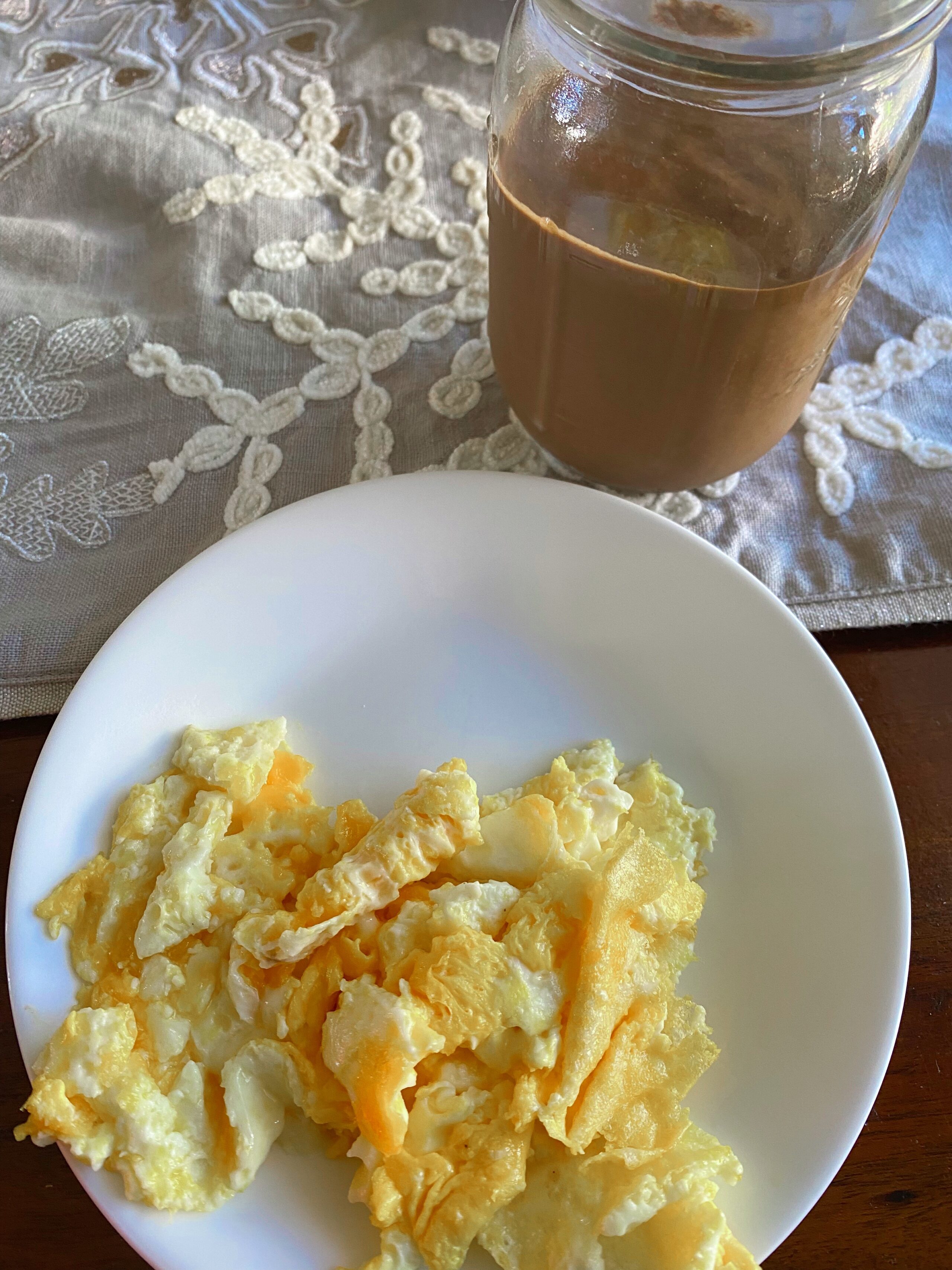 scrambled eggs and smoothie | A full day from start to finish