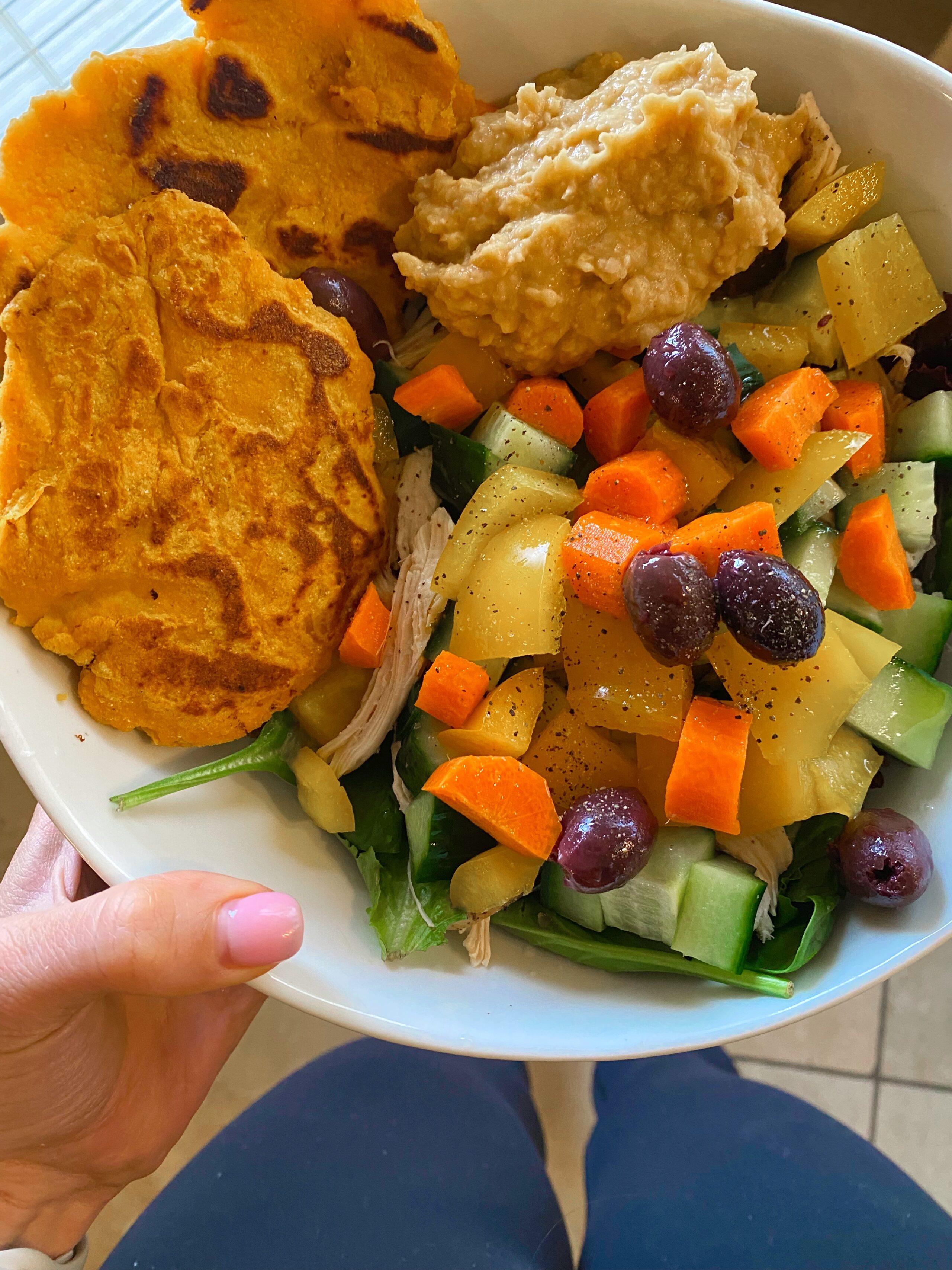 sweet potato and chickpea tortillas