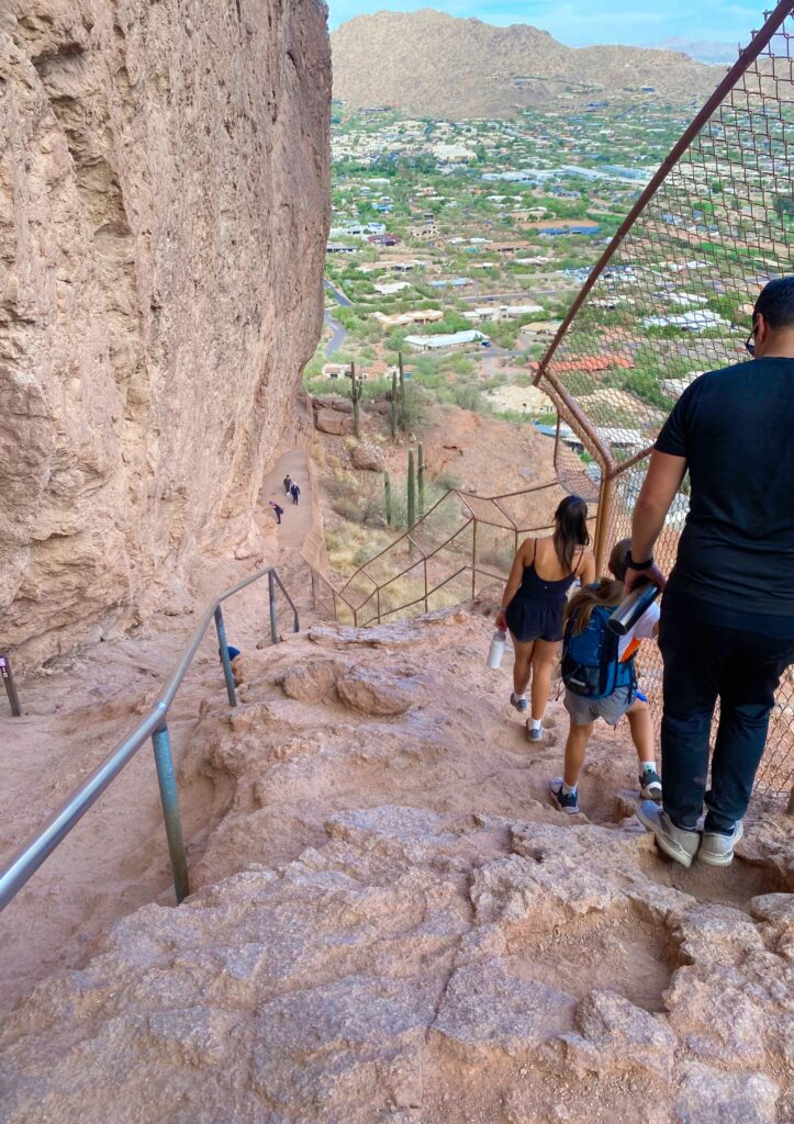 family hike in Phoenix, Arizona