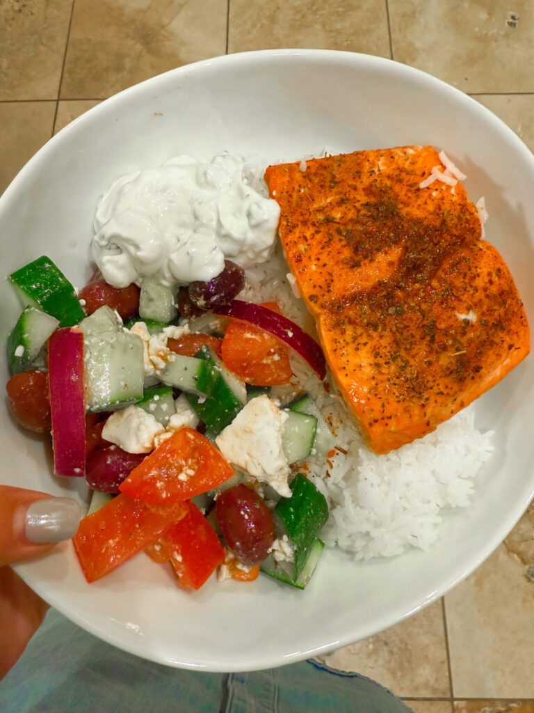 salmon bowl