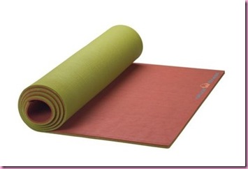 Natural Fitness yoga mat moss red rockCropped