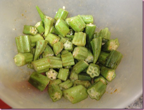 okra chips