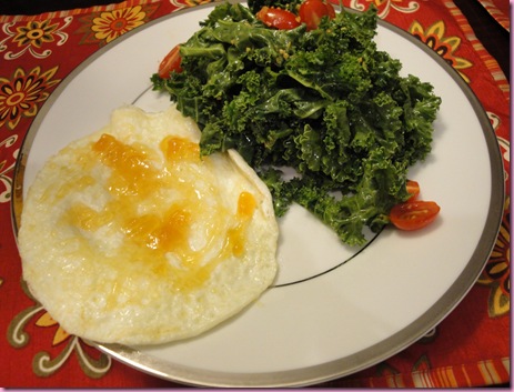 egg and kale