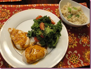 chicken and kale
