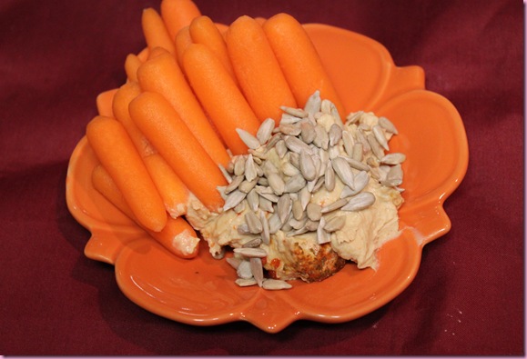 carrots and hummus