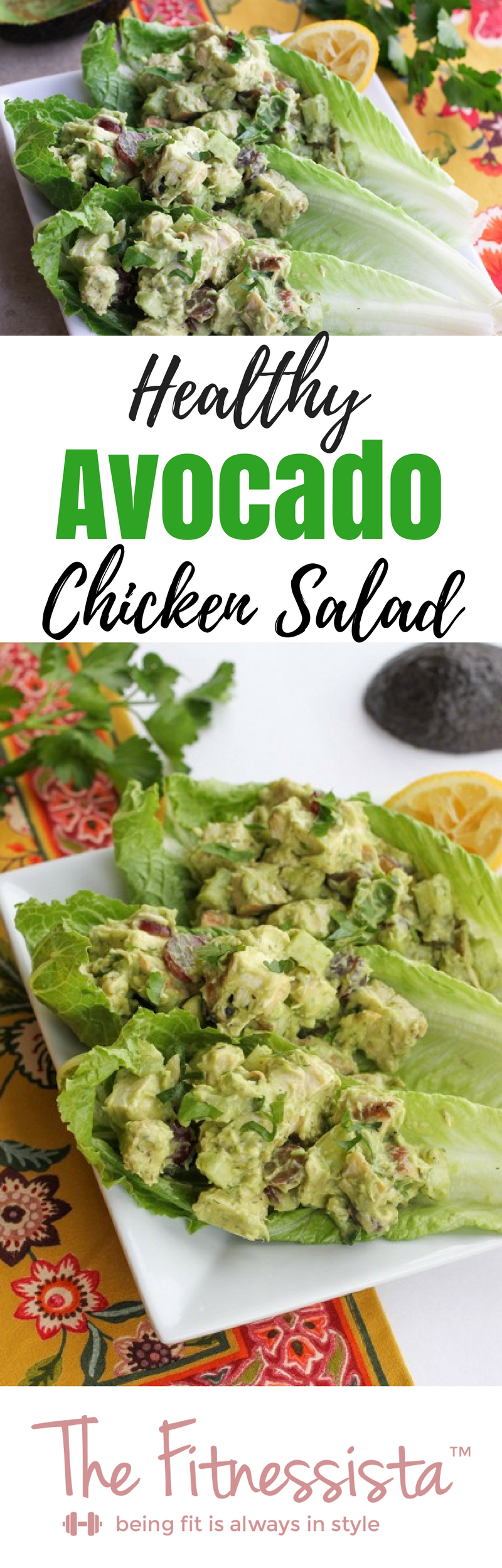 Avocado Chicken Salad - The Fitnessista