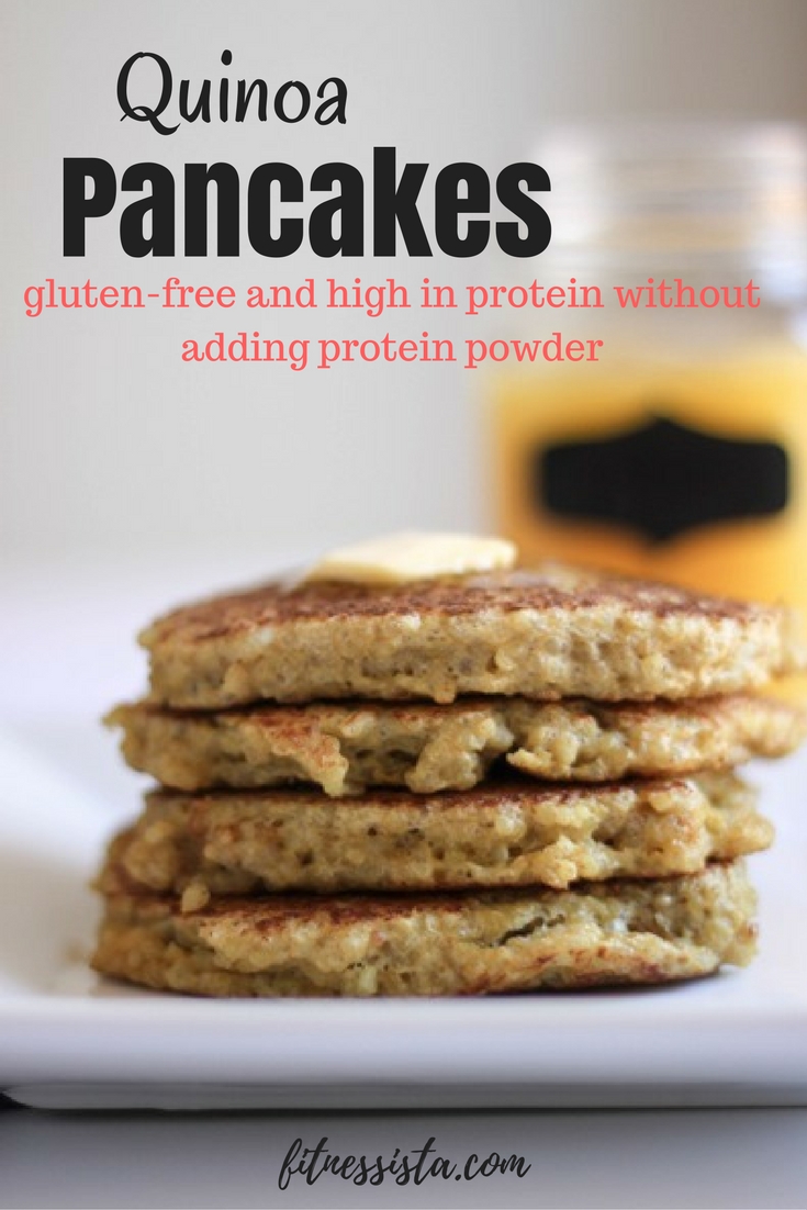 HighProtein Quinoa Pancakes Fitnessista Recipes