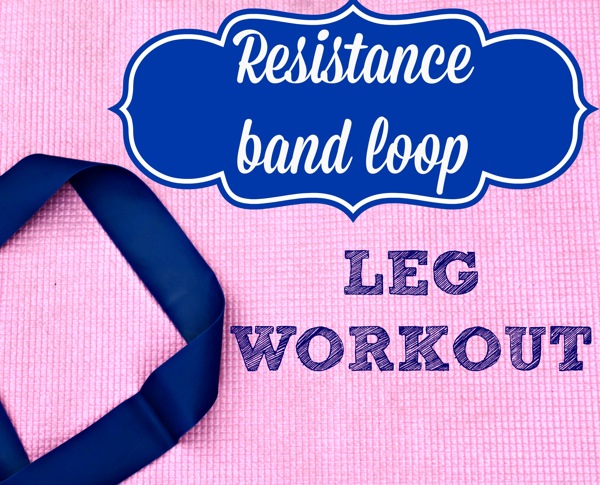 Killer resistance band leg workout