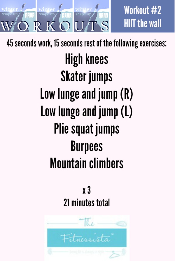 Workout #2 - The Fitnessista