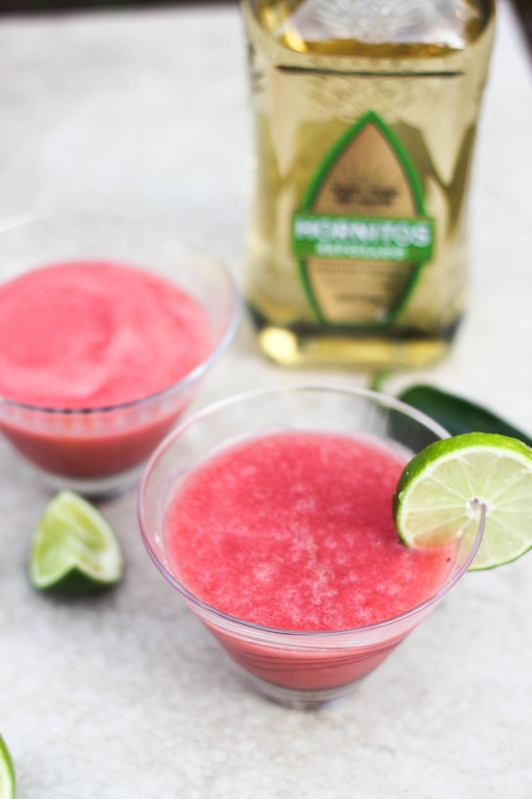 Strawberry Jalapeno Margaritas for National Margarita Day