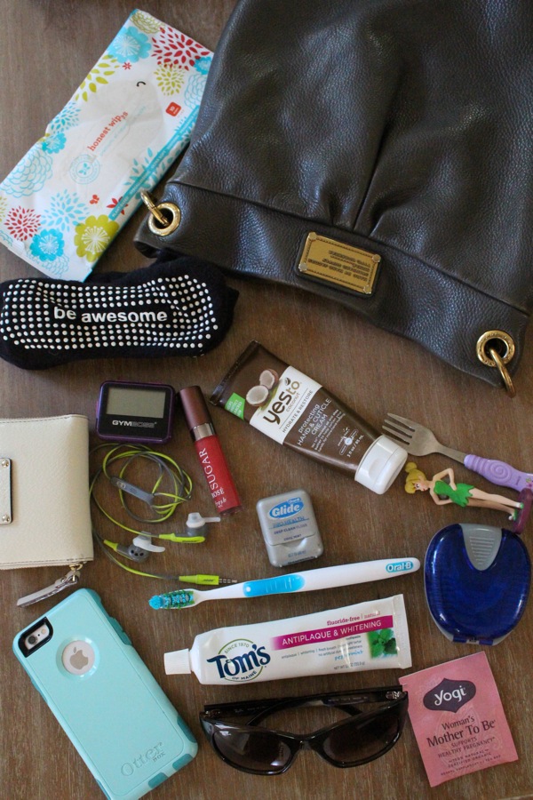 What's in your purse? + an Invisalign update - The Fitnessista
