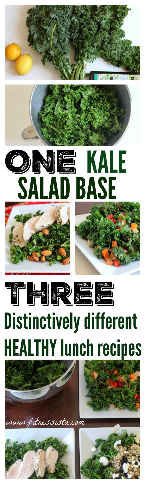 Kale Salad 3 Ways