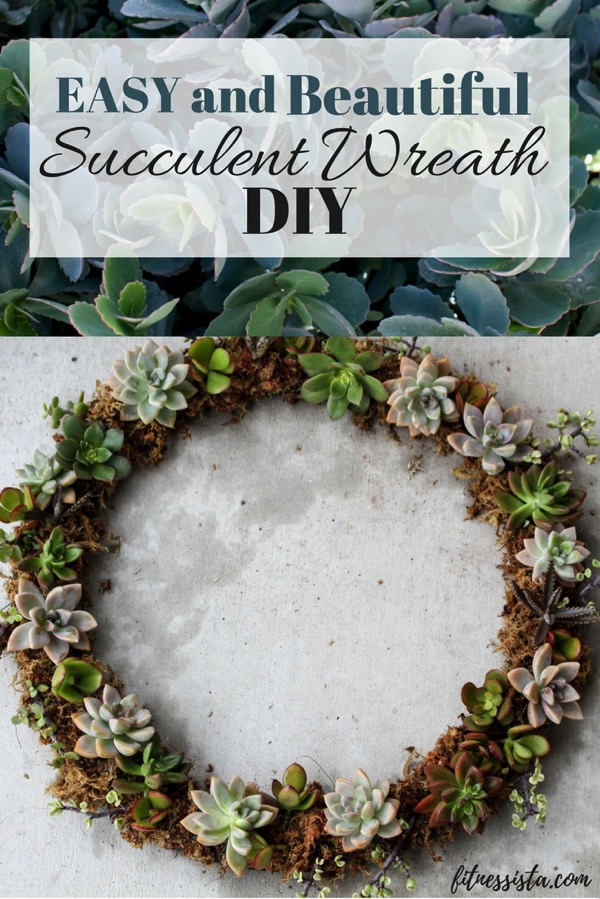 EASY DIY Succulent Wreath