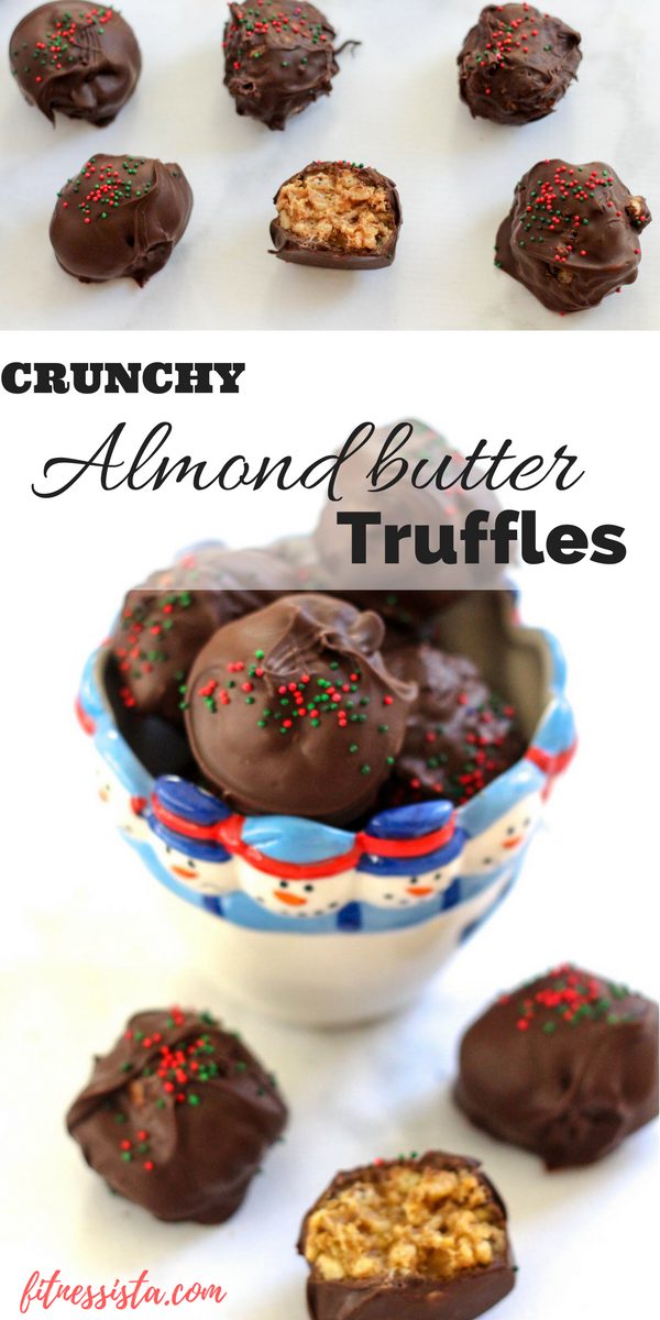 Crunchy Almond Butter Truffles