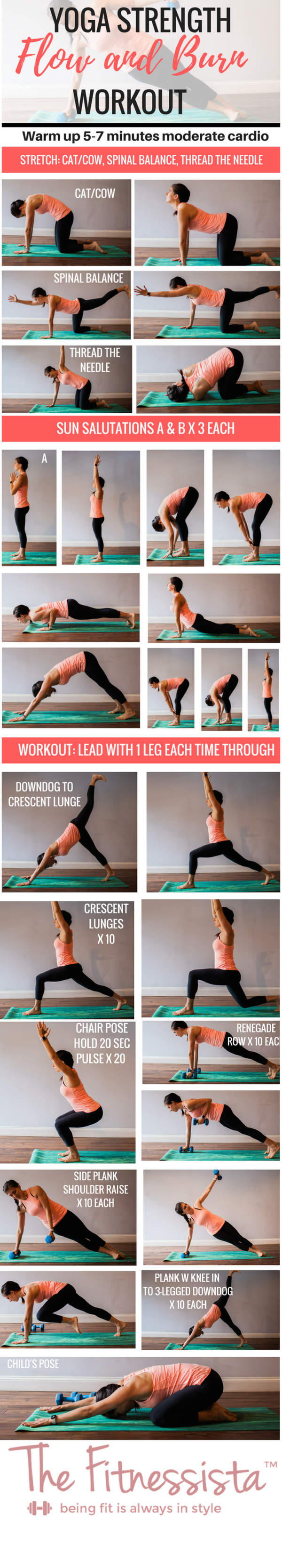 Yoga Power-based Strength Workout - The Fitnessista