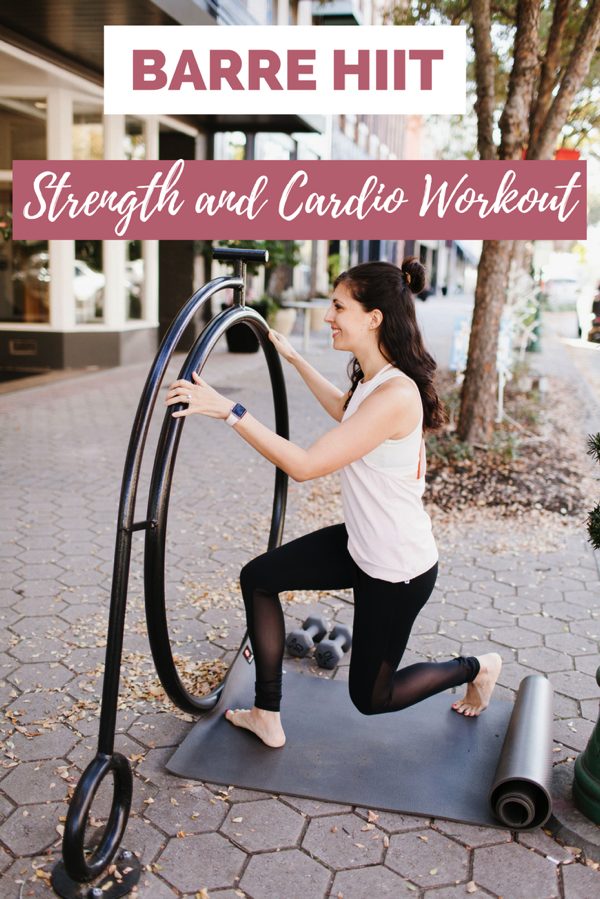 Barre HIIT workout you can do anywhere The Fitnessista