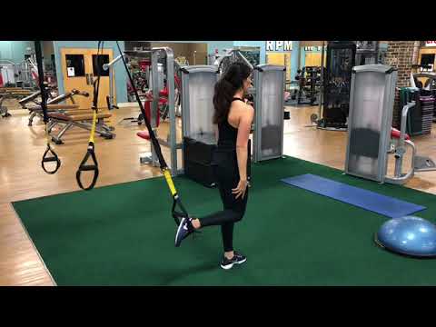 TRX Split Squat How-To with Video and Form Cue - The Fitnessista