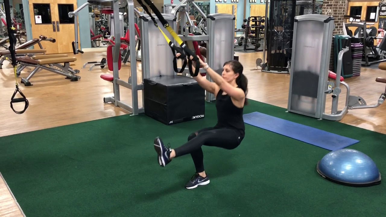 TRX SingleLeg Squat HowTo with Video and Form Cue The Fitnessista