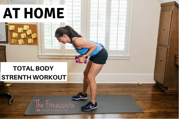 At-home total body weights workout - The Fitnessista