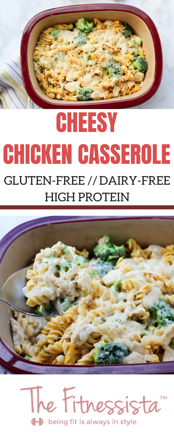 Dairyfree cheesy broccoli chicken casserole The Fitnessista