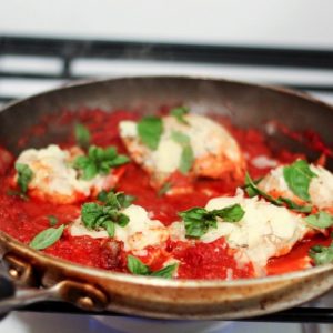 One-Pan Chicken with Tomatoes and Feta