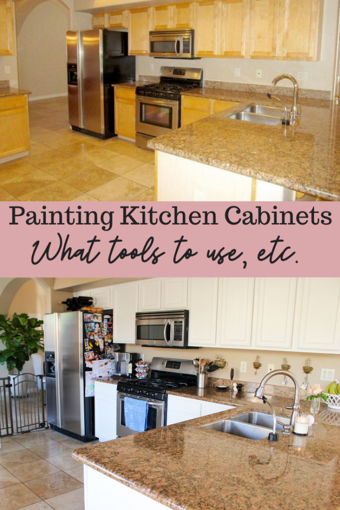 We painted our kitchen cabinets! (Benjamin Moore Swiss Coffee) – Rene ...