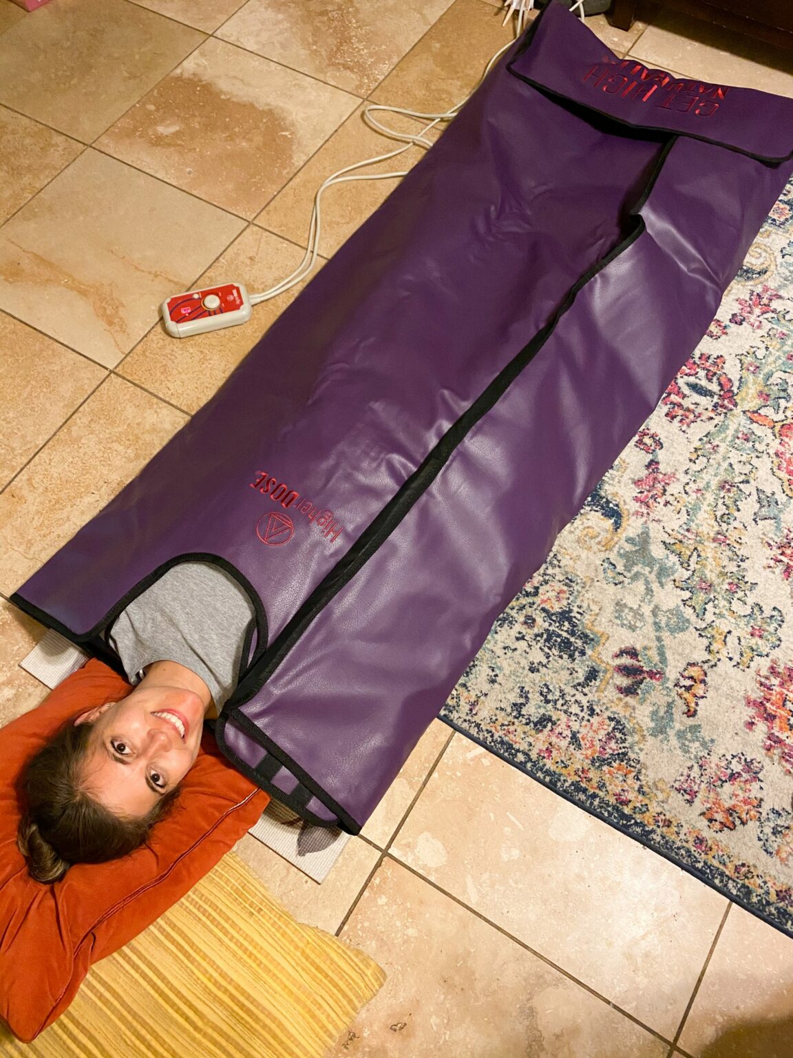 HigherDOSE Sauna Blanket Review The Fitnessista