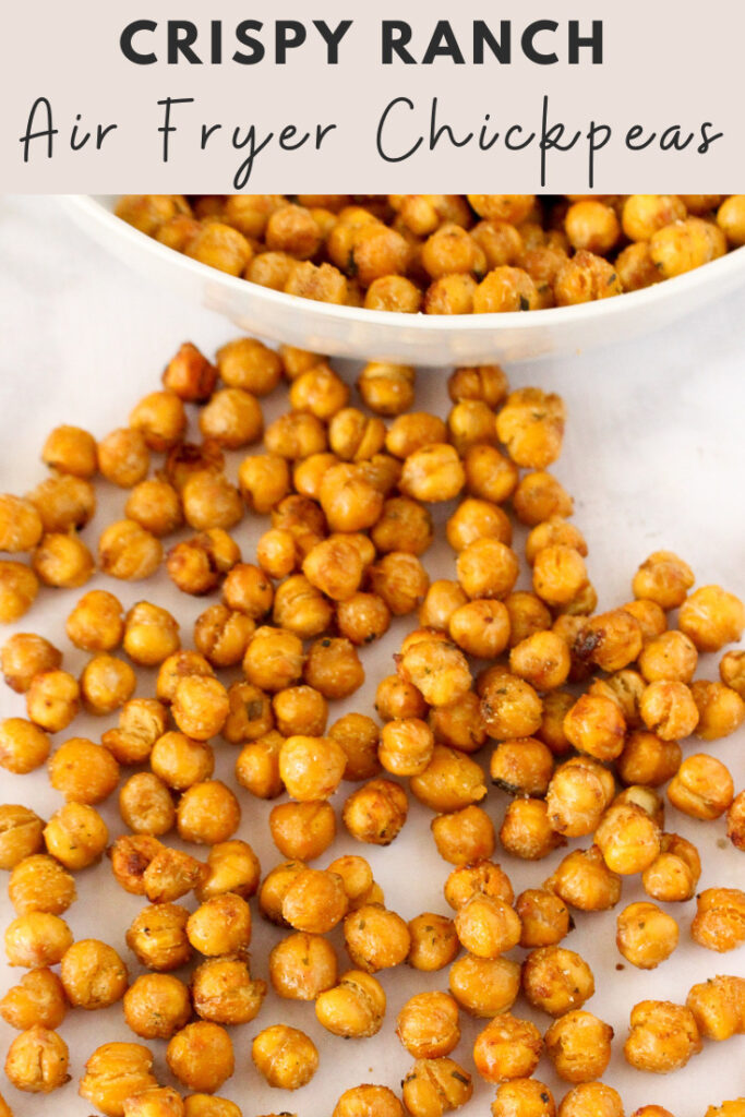 Crispy Ranch Air Fryer Chickpeas The Fitnessista