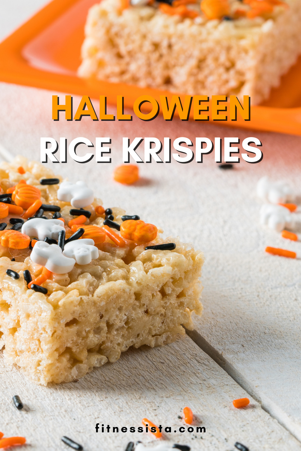 Halloween Rice Krispie Treats Recipe - The Fitnessista