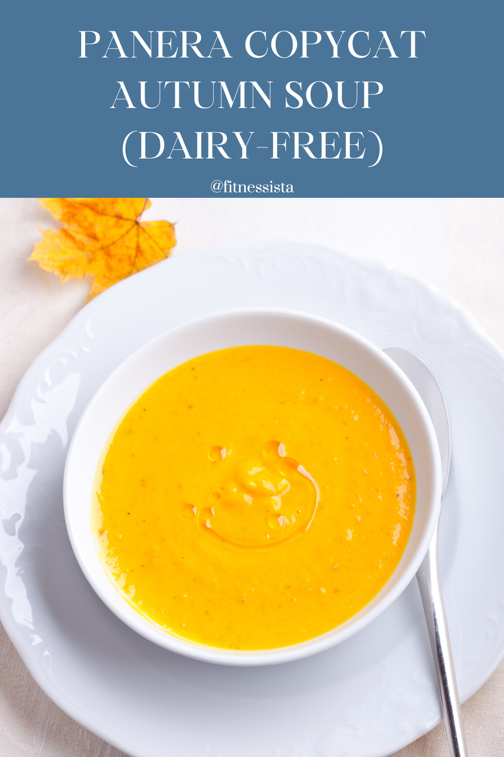 Panera Copycat Autumn Soup (dairyfree) Health Reporter