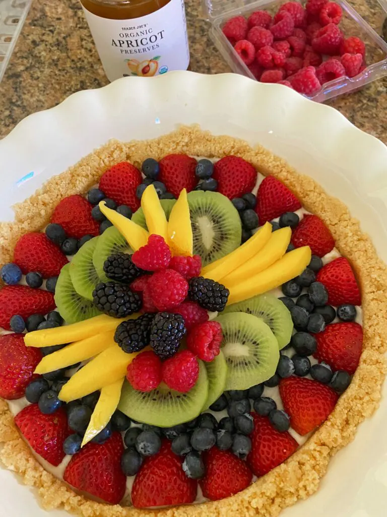 Gluten-free Lemon Cookie Fruit Tart Recipe - The Fitnessista